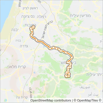 507 Bus Line Map