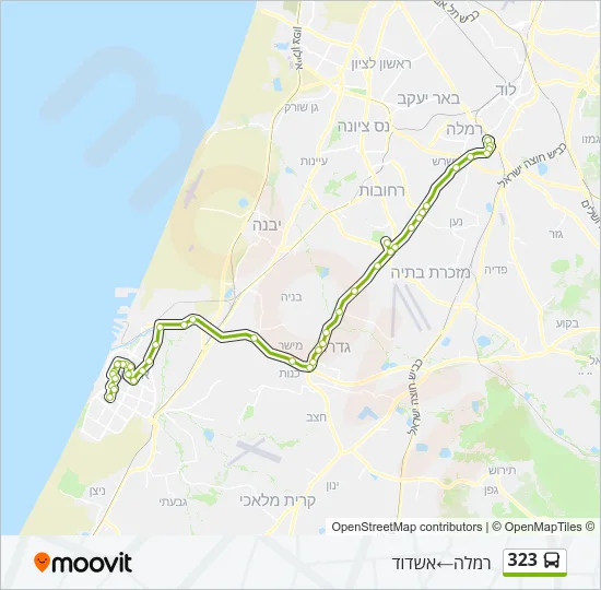 323 Bus Line Map