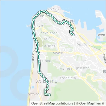 245 Bus Line Map
