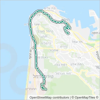 245 Bus Line Map