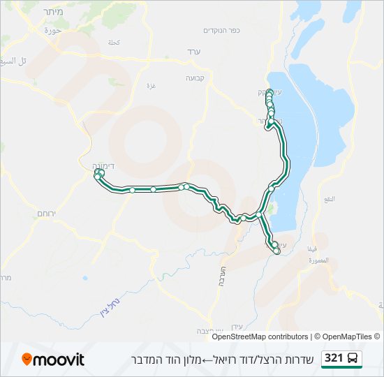 321 Bus Line Map