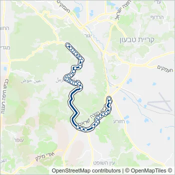 50 Bus Line Map