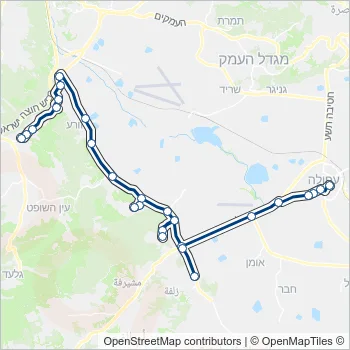 56 Bus Line Map