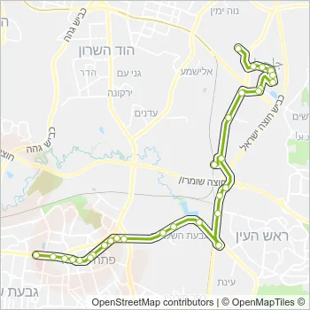 83 Bus Line Map