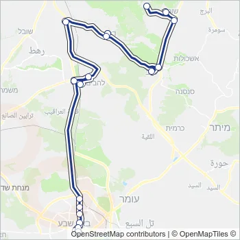 57 Bus Line Map