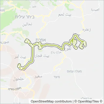 43 Bus Line Map