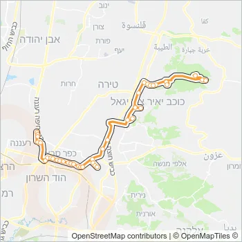18 Bus Line Map