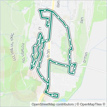 3 Bus Line Map