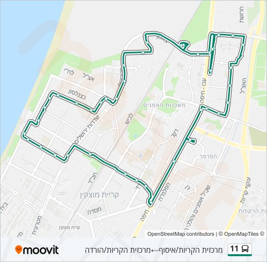 11 Bus Line Map