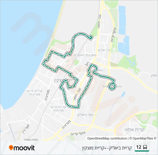 12 Bus Line Map