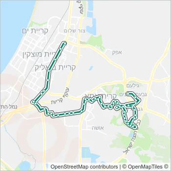 25 Bus Line Map