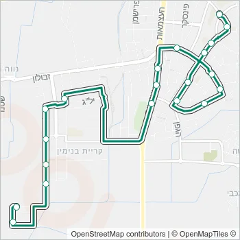 73 Bus Line Map