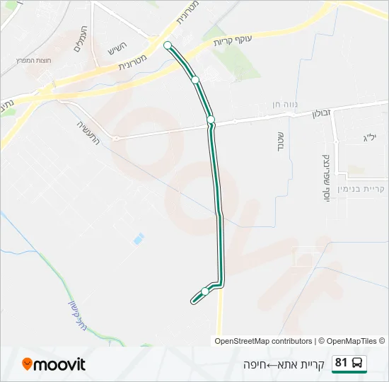 81 Bus Line Map