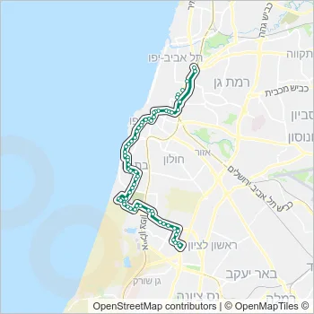 83 Bus Line Map