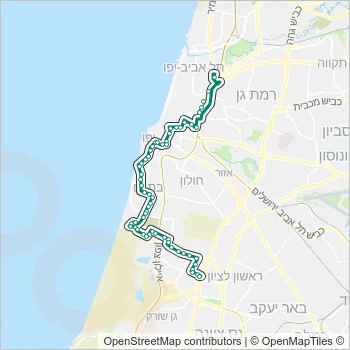 83 Bus Line Map