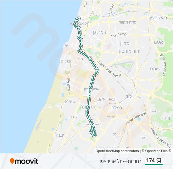 174 Bus Line Map