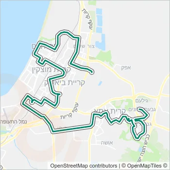 210 Bus Line Map