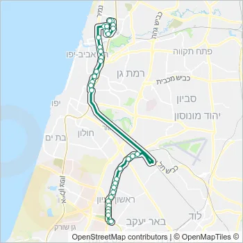 222 Bus Line Map
