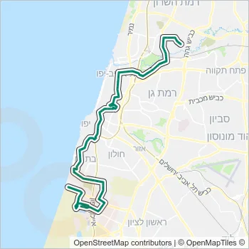 425 Bus Line Map