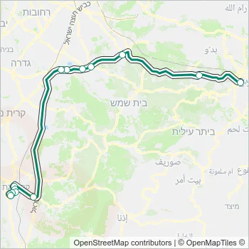 460 Bus Line Map