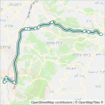 460 Bus Line Map