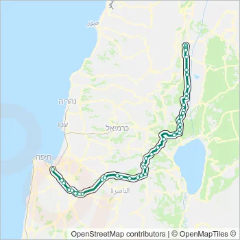 505 Bus Line Map