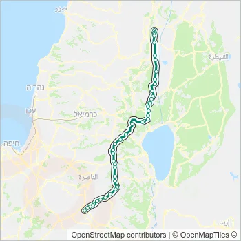 542 Bus Line Map