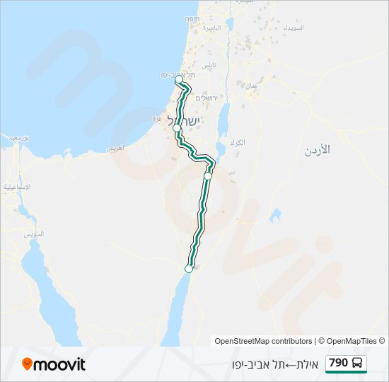 790 bus Line Map