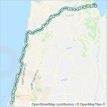 836 Bus Line Map