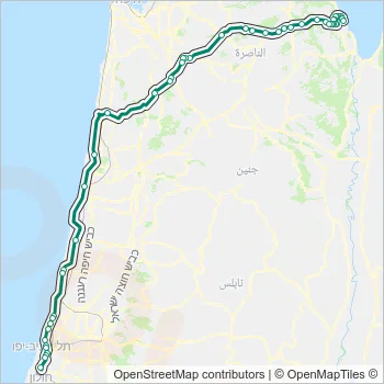 836 Bus Line Map