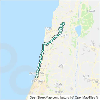 848 Bus Line Map