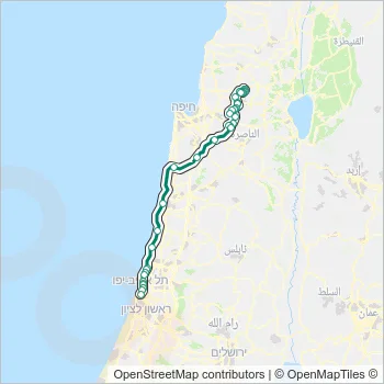 848 Bus Line Map