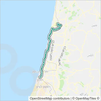 852 Bus Line Map