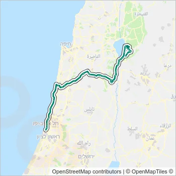 853 Bus Line Map