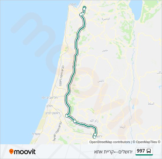 997 Bus Line Map