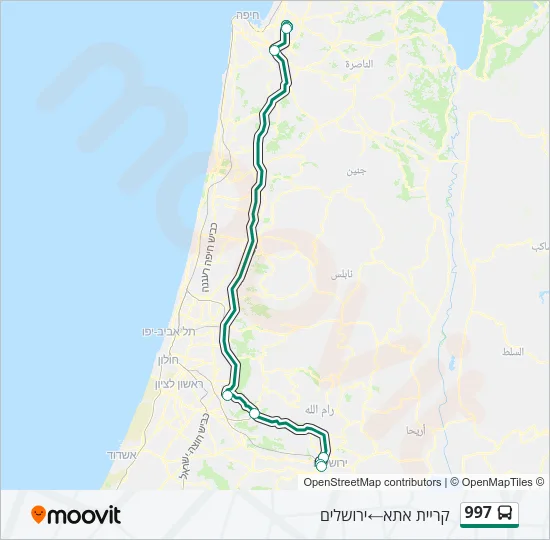 997 Bus Line Map