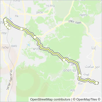 56 Bus Line Map