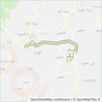 57 Bus Line Map