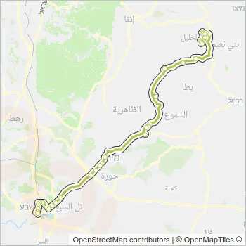 254 Bus Line Map