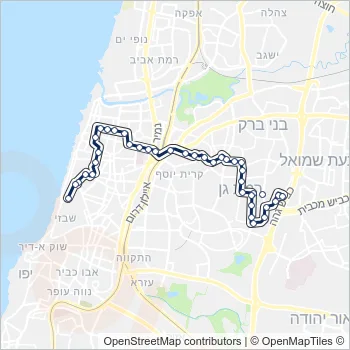 61 Bus Line Map