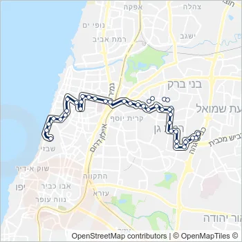 61 Bus Line Map