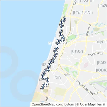 125 Bus Line Map