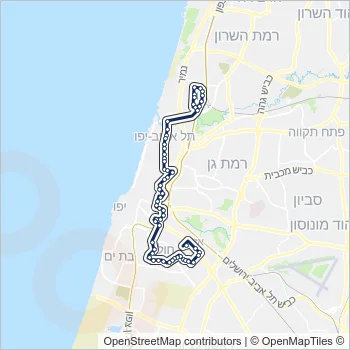 289 Bus Line Map