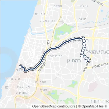 950 Bus Line Map