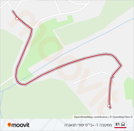 81 Bus Line Map