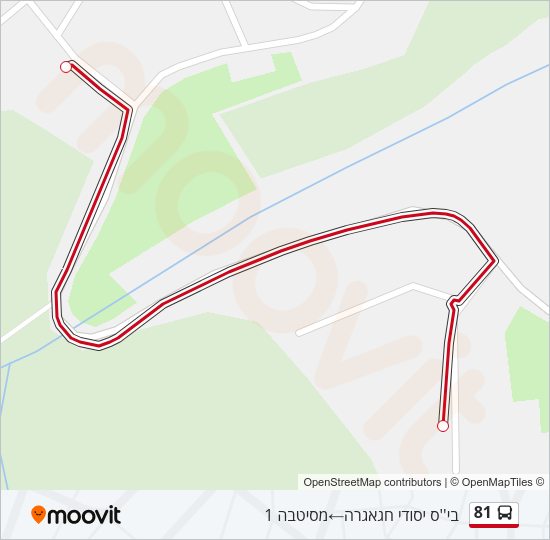 81 Bus Line Map