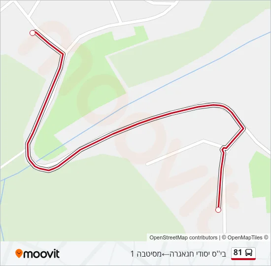 81 Bus Line Map