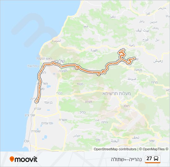 27 Bus Line Map