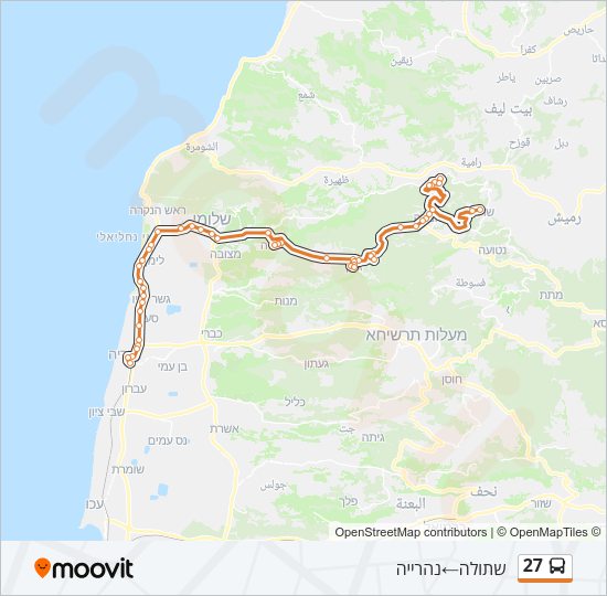 27 Bus Line Map