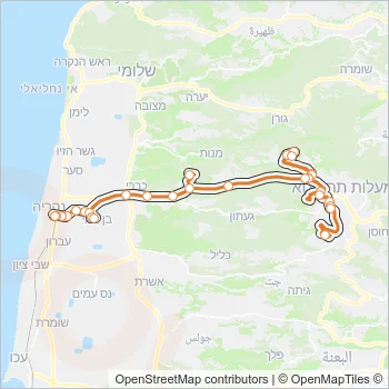 49 Bus Line Map
